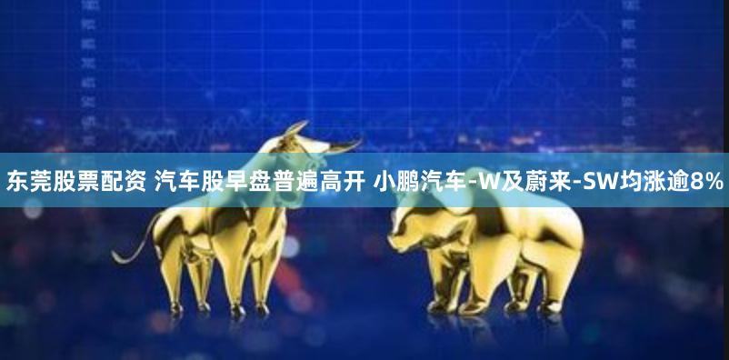 东莞股票配资 汽车股早盘普遍高开 小鹏汽车-W及蔚来-SW均涨逾8%