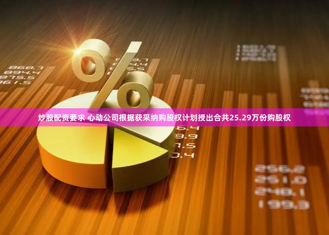 炒股配资要求 心动公司根据获采纳购股权计划授出合共25.29万份购股权