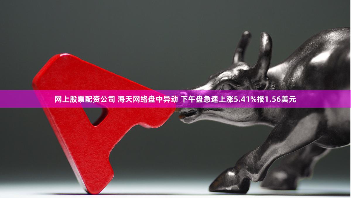 网上股票配资公司 海天网络盘中异动 下午盘急速上涨5.41%报1.56美元