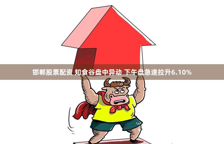 邯郸股票配资 知食谷盘中异动 下午盘急速拉升6.10%