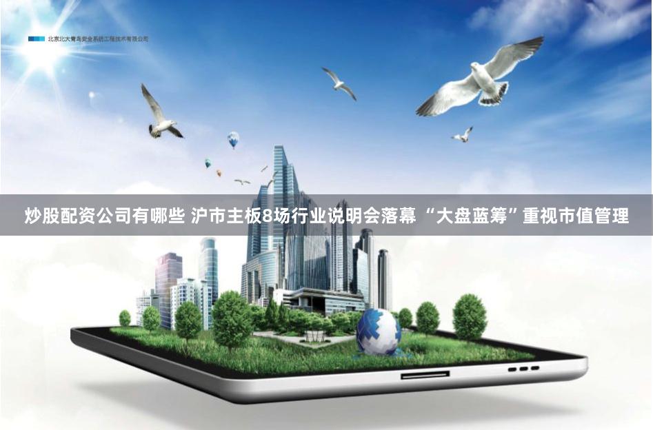 炒股配资公司有哪些 沪市主板8场行业说明会落幕 “大盘蓝筹”重视市值管理